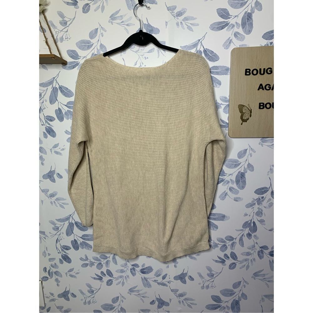J.Jill Cream Knit Relaxed Fit Sweater NWT Size XS
